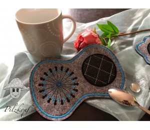 Stickserie ITH - Mug Rugs Basics 2